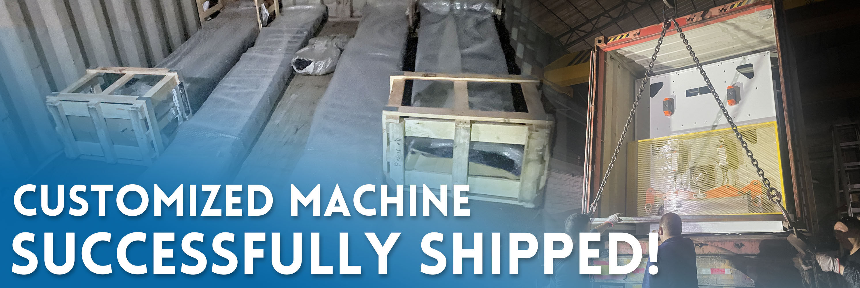 Customized Maching Successfully Shipped！